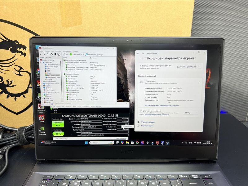 MSI Leopard 15 RTX3070/i7-11800H/16gb N100088 фото