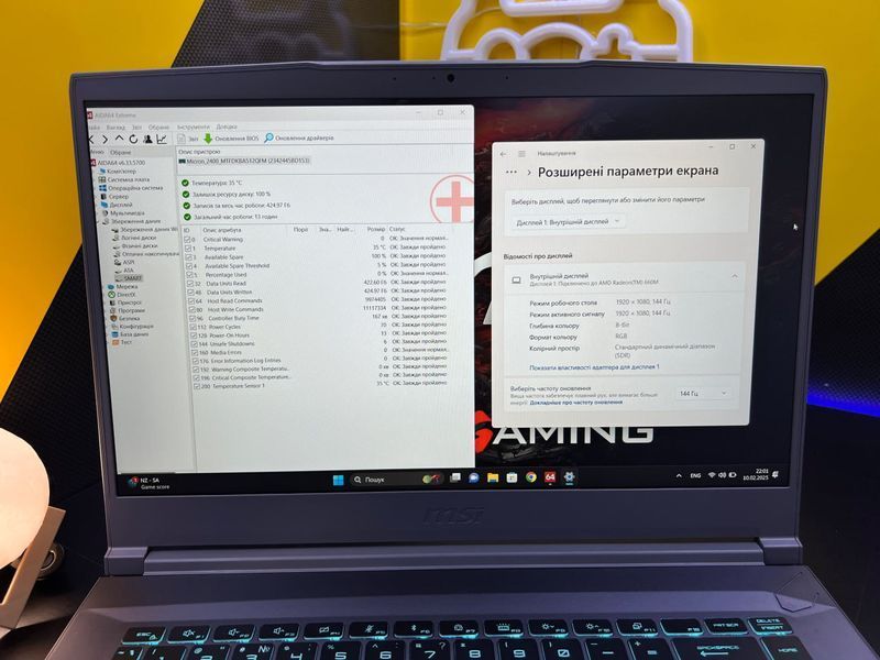 MSI Thin A15 - RTX2050/Ryzen5-7527HS/16gb N100081 фото