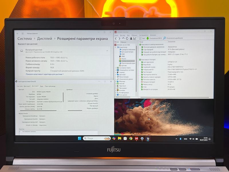 Fujitsu Celsius H760 - Nvidia M600m/i5-6440HQ/16gb N100096 фото