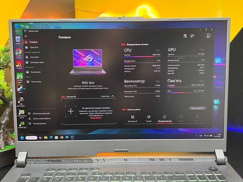 Asus ROG Strix G17 - RTX4060/Ryzen9/16gb N100095 фото