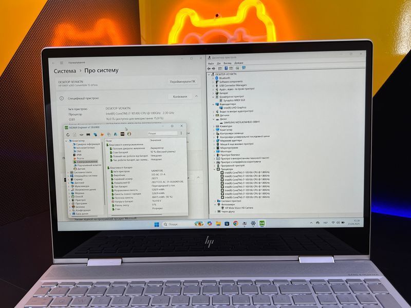 HP Envy 15 - Core i7-10105U/16gb/256gb N100148 фото