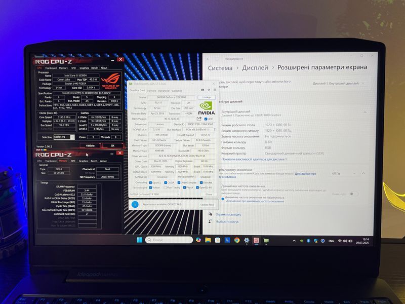 Lenovo IdeaPad Gaming - GTX1650/i5-10300H/16gb blue N100153 фото